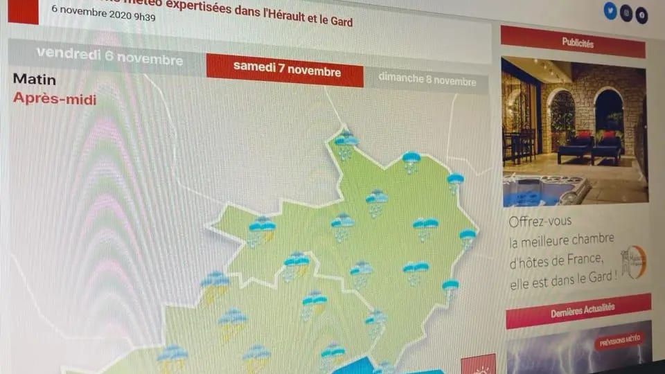 Météo Gard-Hérault : lancement du site web !