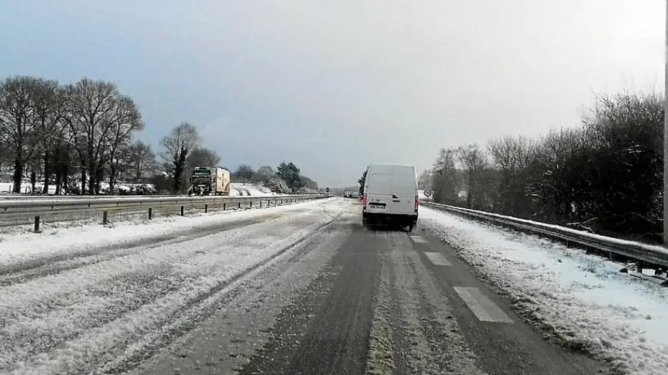 Ce mardi : des averses de neige sur les reliefs
