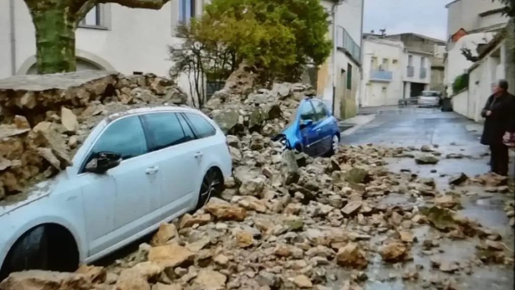 Intempéries : un mur s’effondre dans une commune de l’Hérault