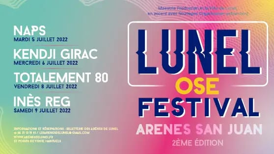 Lunel Ose Festival : gagnez de nombreuses places de concert avec InfOccitanie !