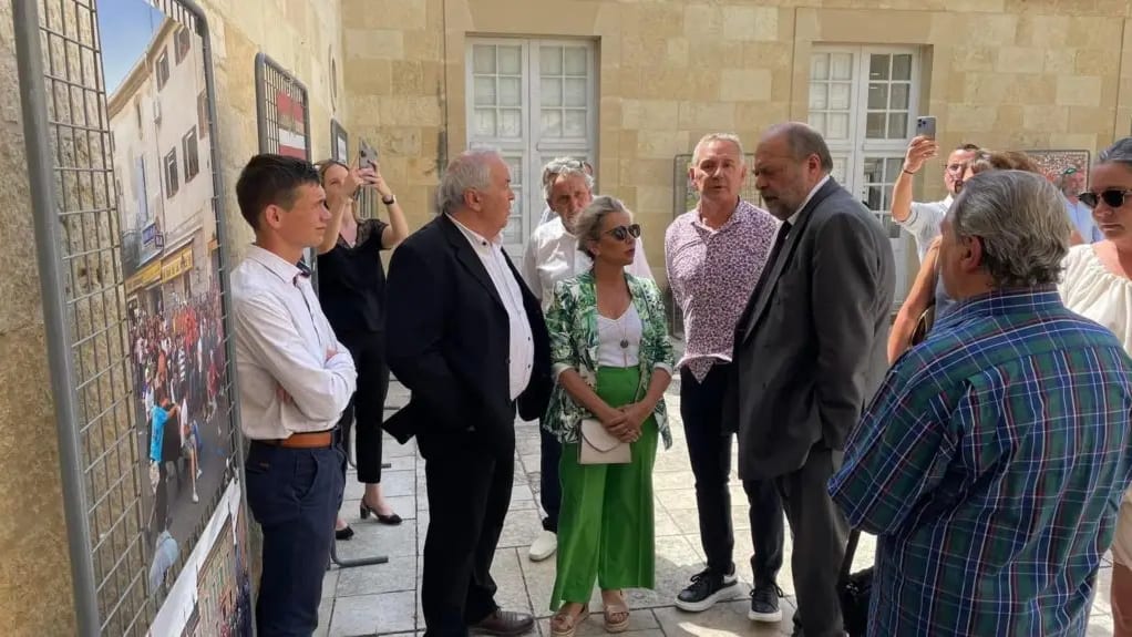 Politique : Éric Dupond-Moretti, le Ministre de la justice en visite à Marsillargues pour soutenir le député Vignal