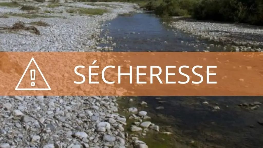 Sécheresse : le secteur du Vidourle en alerte, les débits des cours d’eau inquiètent