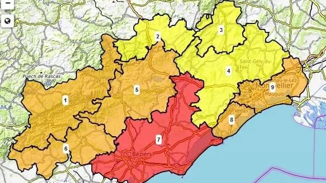 Hérault : le risque incendie de nouveau à un niveau très élevé ce dimanche 21 août, les pompiers seront mobilisés