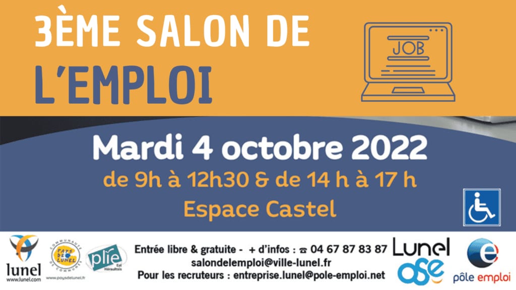 Pays de Lunel : 3ème édition du salon de l’emploi à l’espace Castel de Lunel
