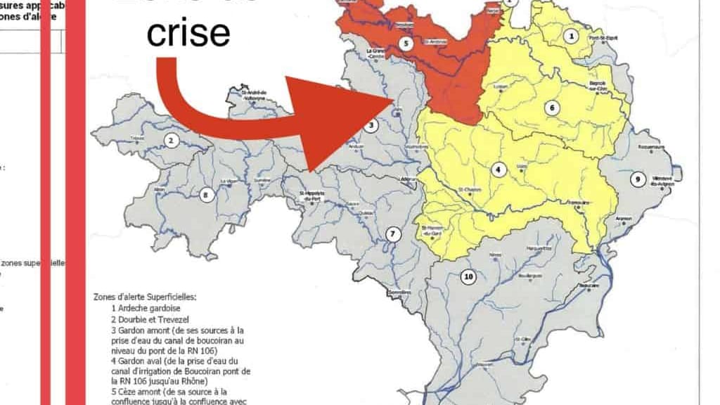 SÉCHERESSE : situation de crise dans certains secteurs du Gard