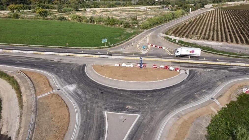 Hérault / Gard : la création d’un rond-point sur la N113 perturbe la circulation entre Lunel et Gallargues