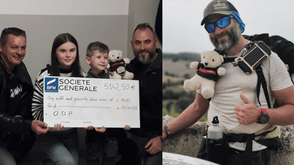 Solidarité : Nicolas, pompier dans le Gard marche et récolte plus de 5000€ pour les pupilles