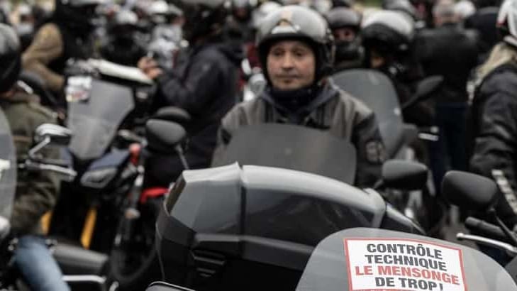Manifestation : plus d’un millier de motards réunis à Montpellier pour manifester contre le CT des motos