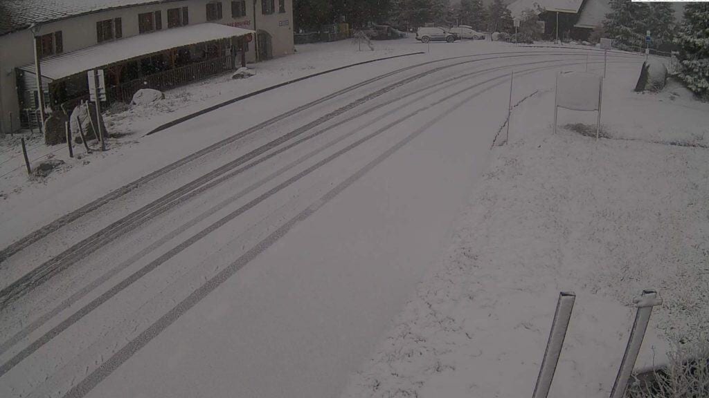 Lozère : la neige est au rendez-vous ce vendredi, les routes blanchissent par endroits