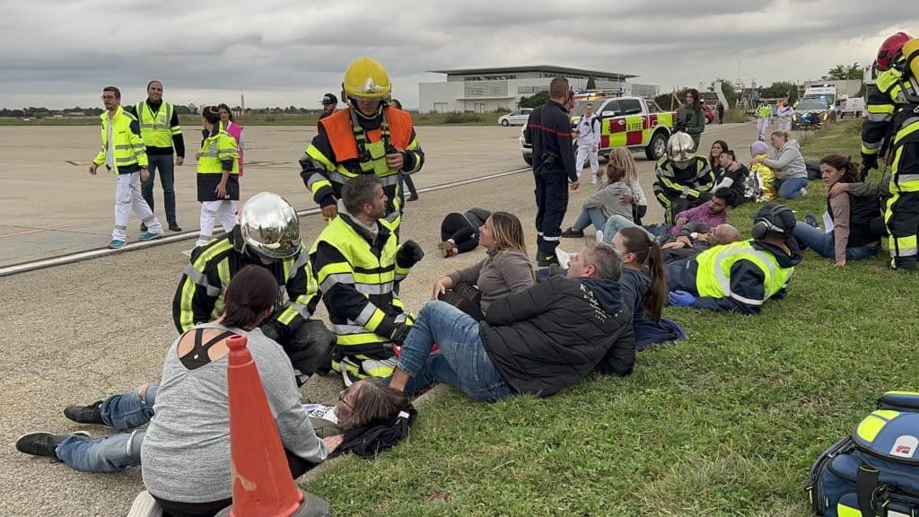 Gard. EXERCICE : un avion prend feu à l’aéroport de Nîmes-Garons, 34 blessés
