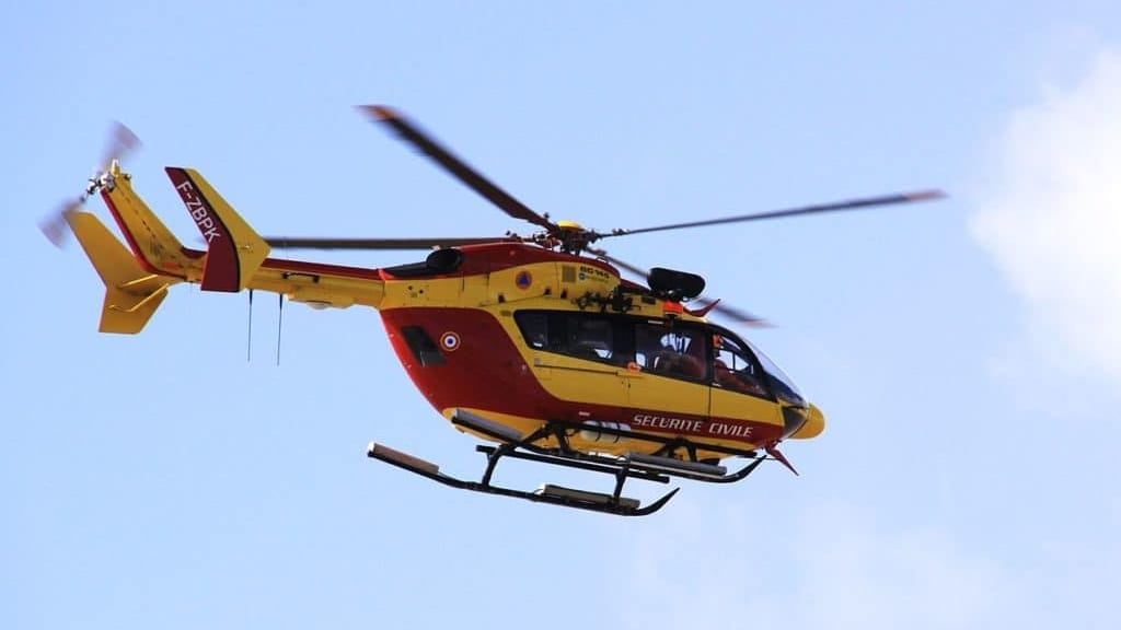Gard : un motard de 80 ans héliporté après un accident de la route