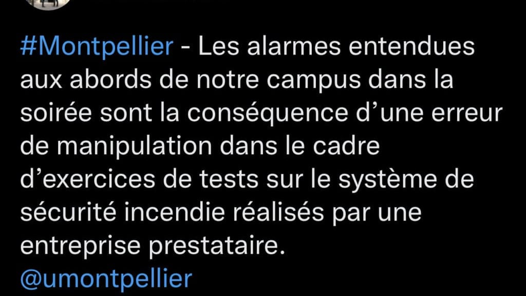 Montpellier : l’alerte déclenchée par accident ce soir à la fac de médecine