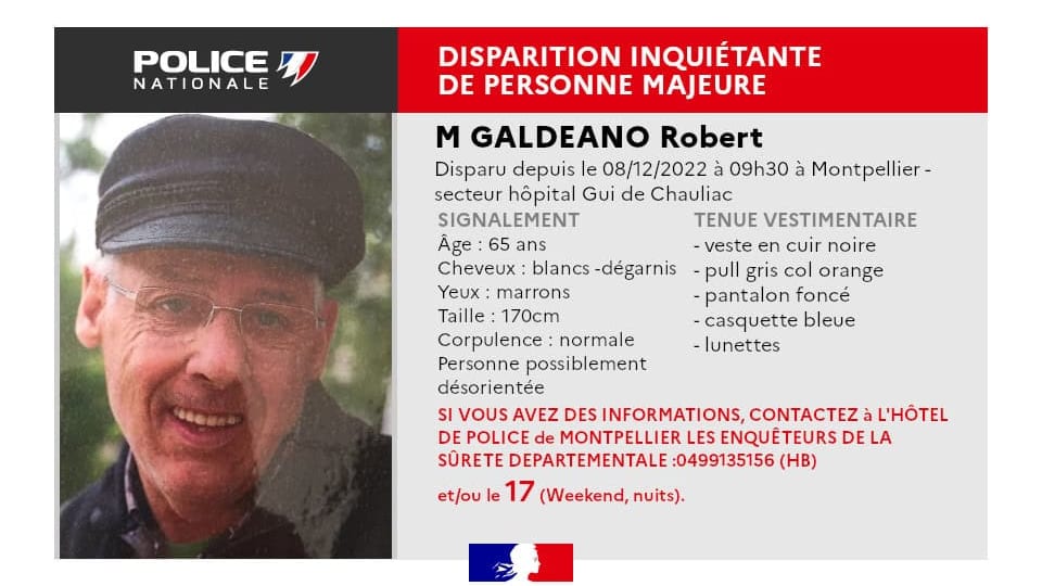 Disparition inquiétante : la Police de l’Hérault lance un appel à témoins