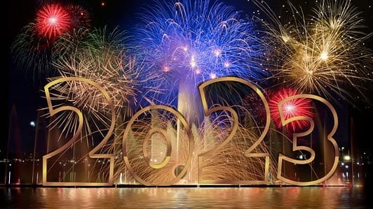 Nouvelle année 2023 : excellente soirée de réveillon à toutes et à tous !