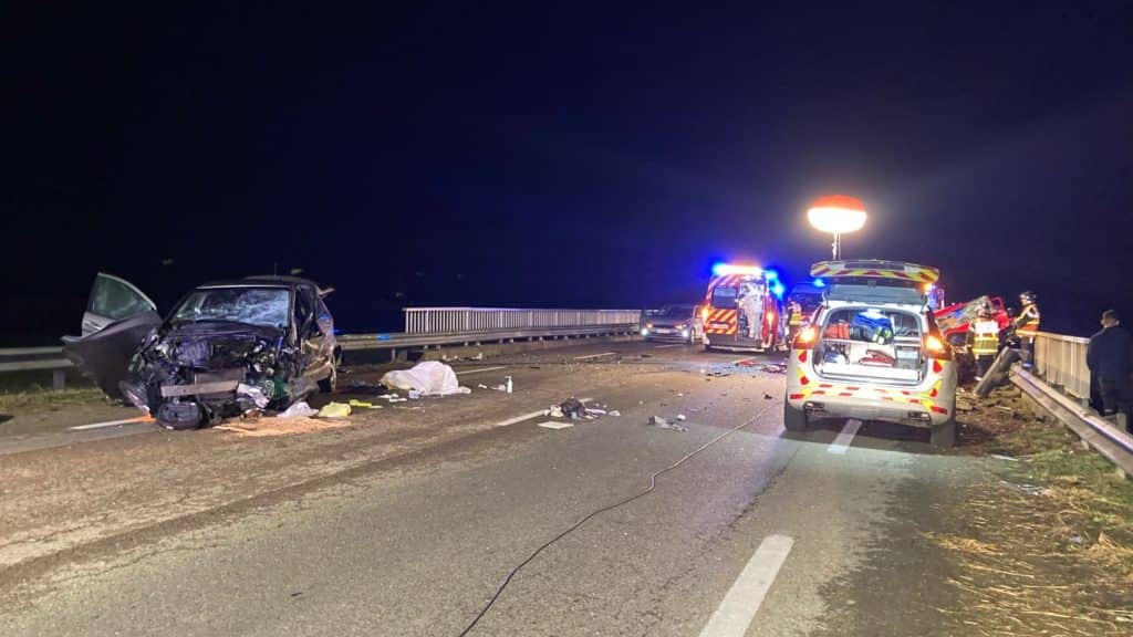 Gard : 1 mort et 2 blessés graves dans un violent accident à Milhaud près de Nîmes