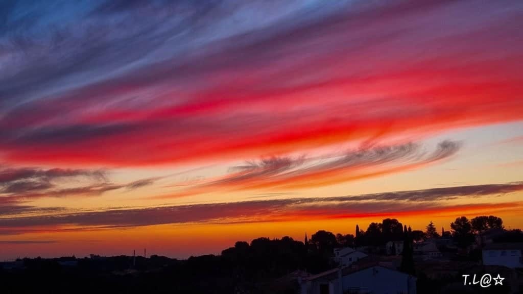 Météo : le ciel était en feu ce matin dans l’Hérault et en Occitanie