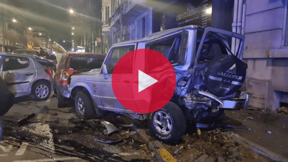 En vidéo : les images impressionnantes d’une course poursuite dans Perpignan qui se termine en accident