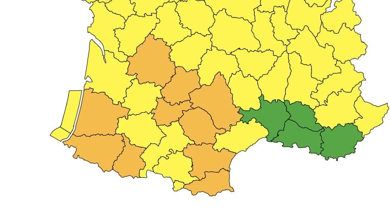 Neige : Météo-France place plusieurs départements de l’Occitanie en vigilance orange