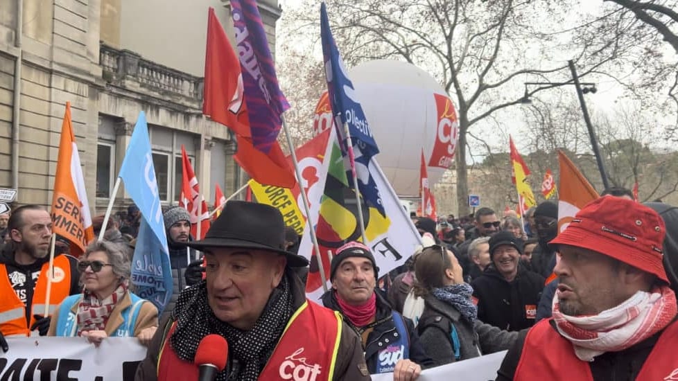Grève contre la réforme des retraites : forte mobilisation à Nîmes