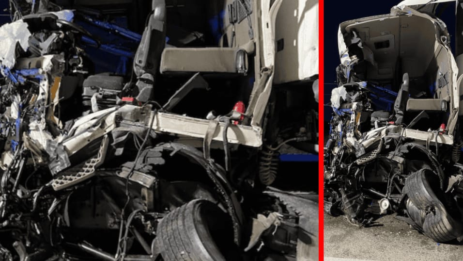 Gard : choc frontal entre deux poids lourds, les conducteurs incarcérés