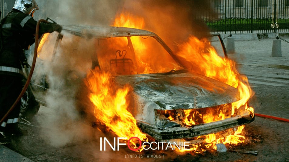 Hérault : une voiture en feu perturbe la circulation à Bessan