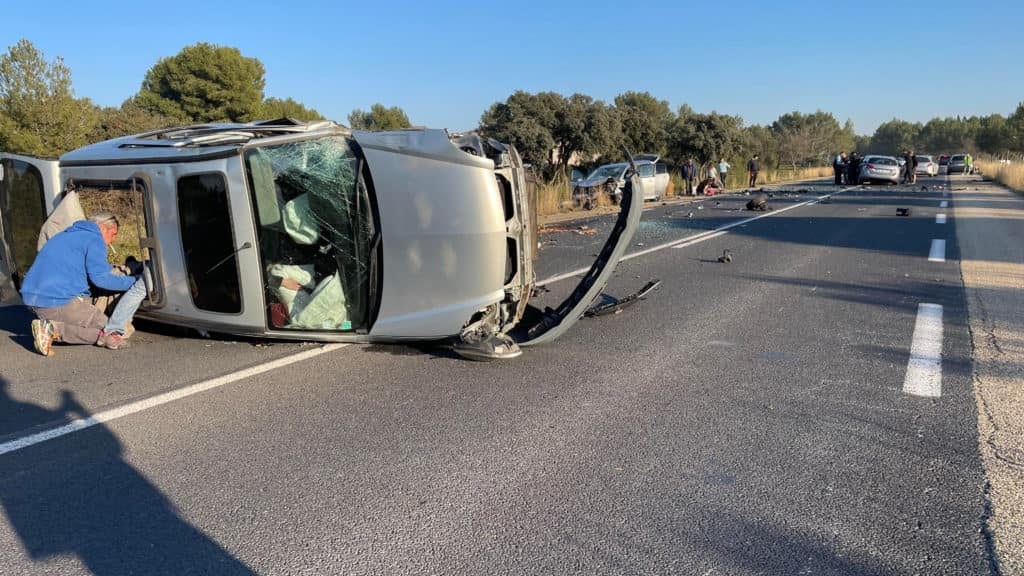 Hérault : important accident au Nord de Montpellier avec un choc frontal
