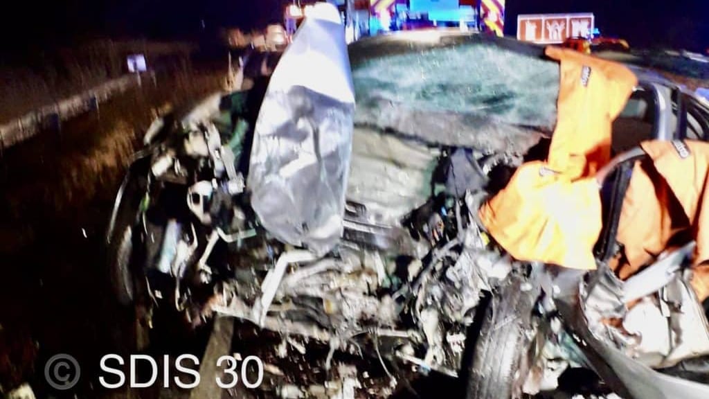 Autoroute A9 : les premières images de l’accident qui a fait 3 morts à Roquemaure dans le Gard