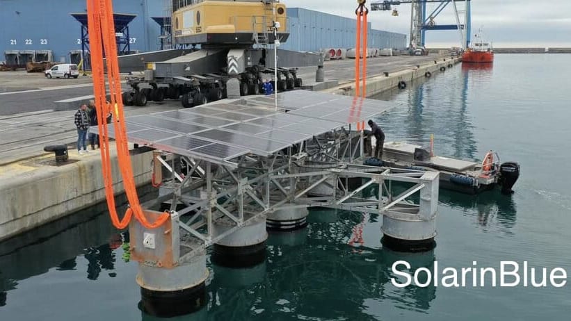 Sète : création d’une ferme solaire en pleine mer par SolarinBlue