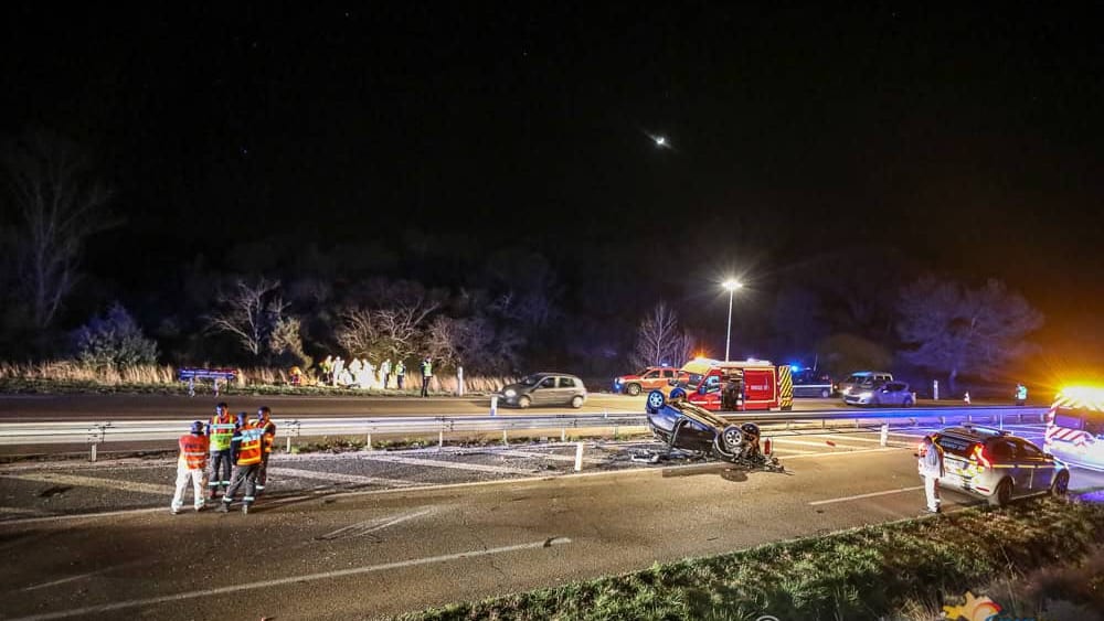 Gard : un jeune homme de 18 ans en urgence absolue après un accident sur la RN106