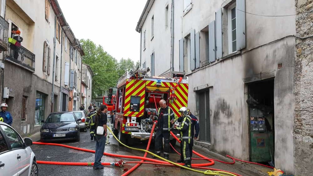 Gard : 35 pompiers mobilisés pour un feu d’habitation à Saint-Hippolyte-du-Fort