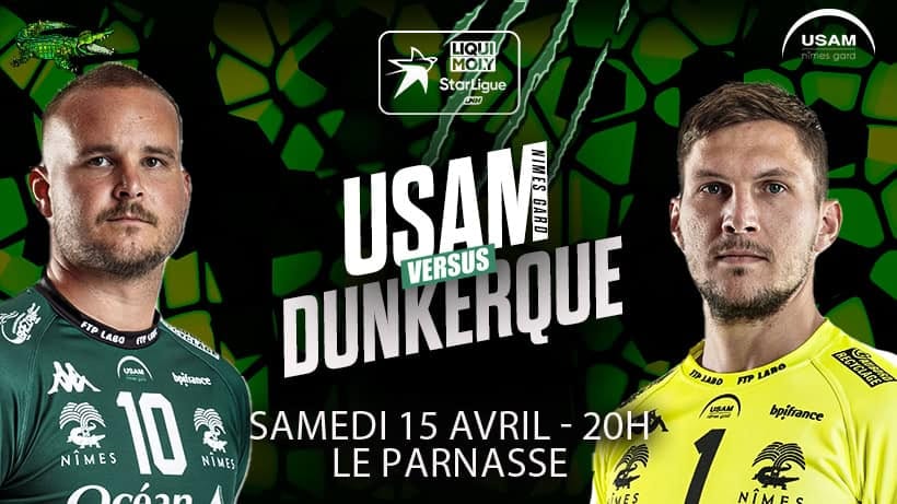 Jeu concours : gagnez vos places pour USAM Nîmes Gard – Dunkerque au Parnasse le 15 avril