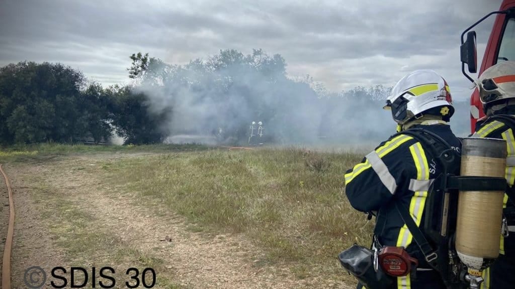 Gard : feu de camping-car avec explosion d’une bouteille de gaz à Beauvoisin ce vendredi