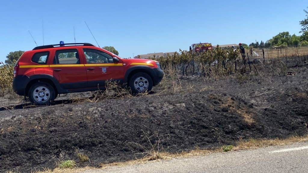Cévennes : poussé par un vent fort, un feu détruit un hectare de végétation