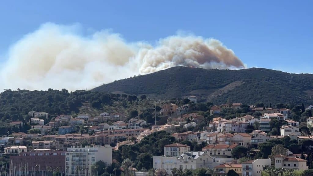Incendie Banyuls-sur-mer - photo d'illustration©️ Gwénaël Hagen
