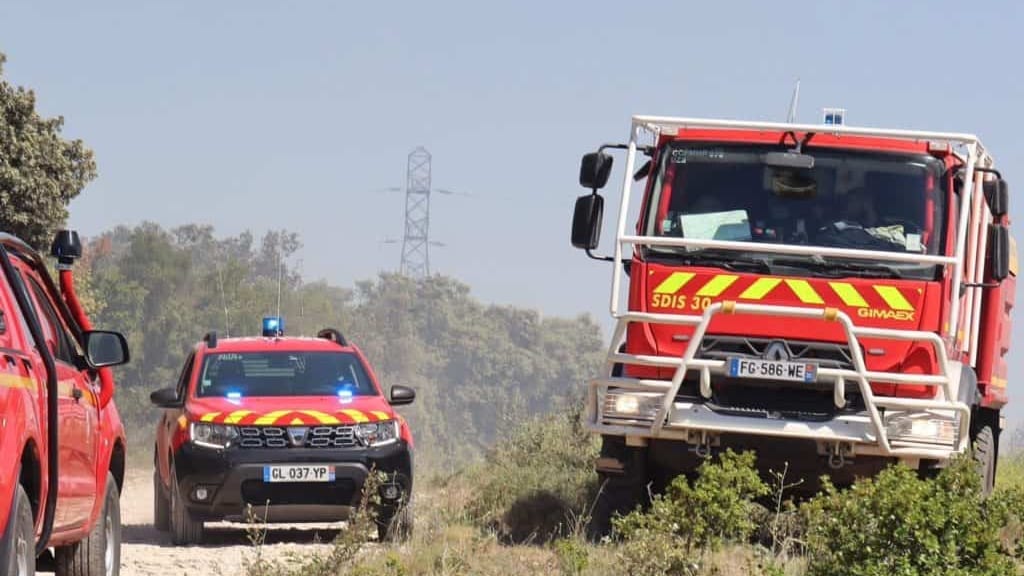 Feu dans le Gard- ©️ SDIS 30 - Loan Sugier / Christophe Hiebler - PHOTO D'ILLUSTRATION