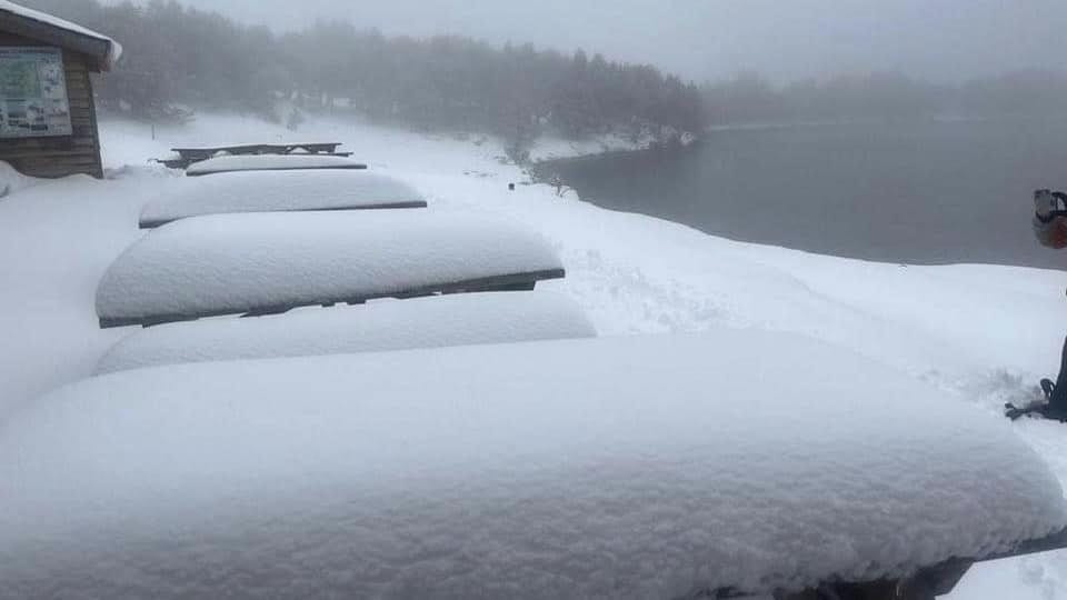 Météo : 10 cm de neige ce lundi dans les Pyrénées-Orientales aux Camporells !