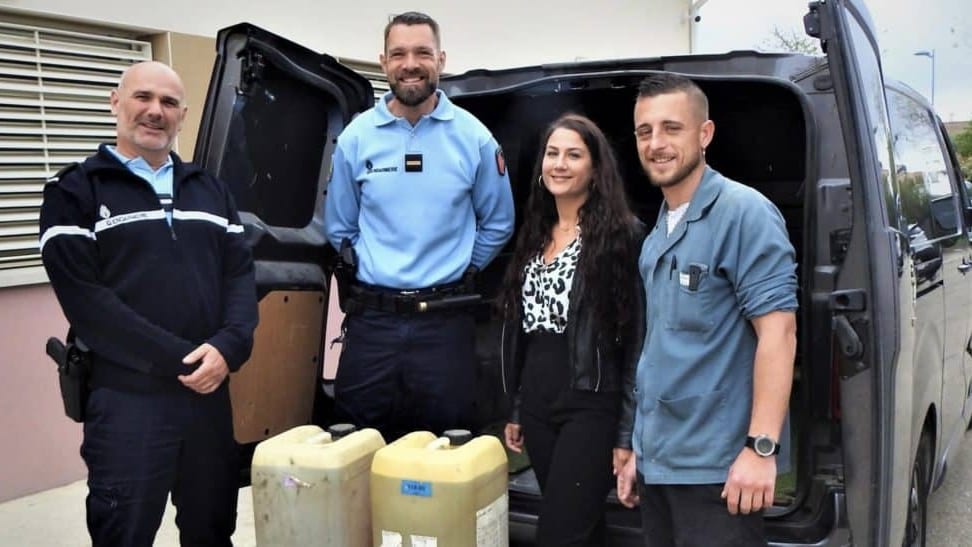 Gard : les gendarmes saisissent 100 litres de gasoil et en font don à un EHPAD !