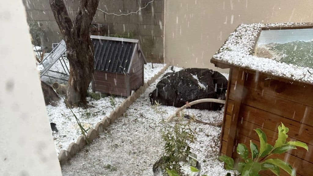 Météo : des violents orages de grêle éclatent sur l’Hérault