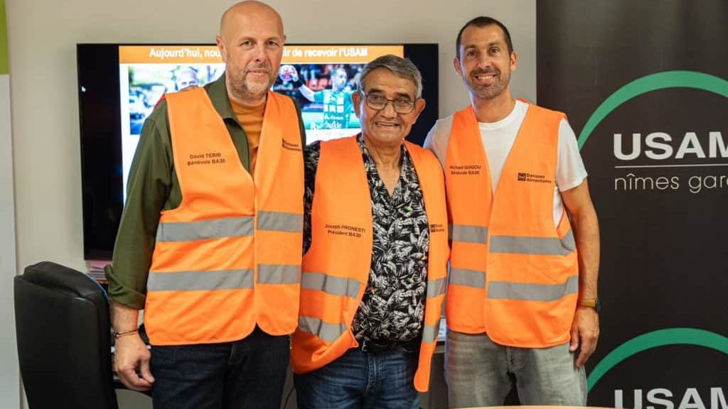 Gard : L’USAM Nîmes Gard collabore avec la Banque Alimentaire du Gard