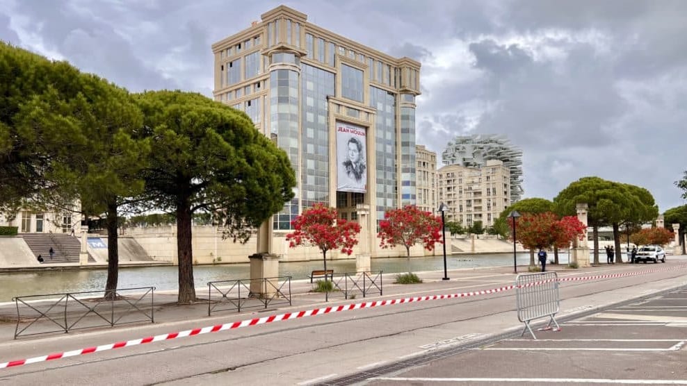 Montpellier : en raison du risque de crue du Lez, stationnement impossible Avenue du Pirée