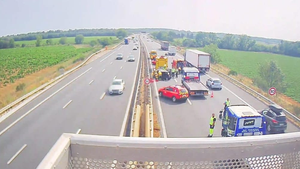 Autoroute A9 : un accident dans le secteur d’Agde perturbe la circulation