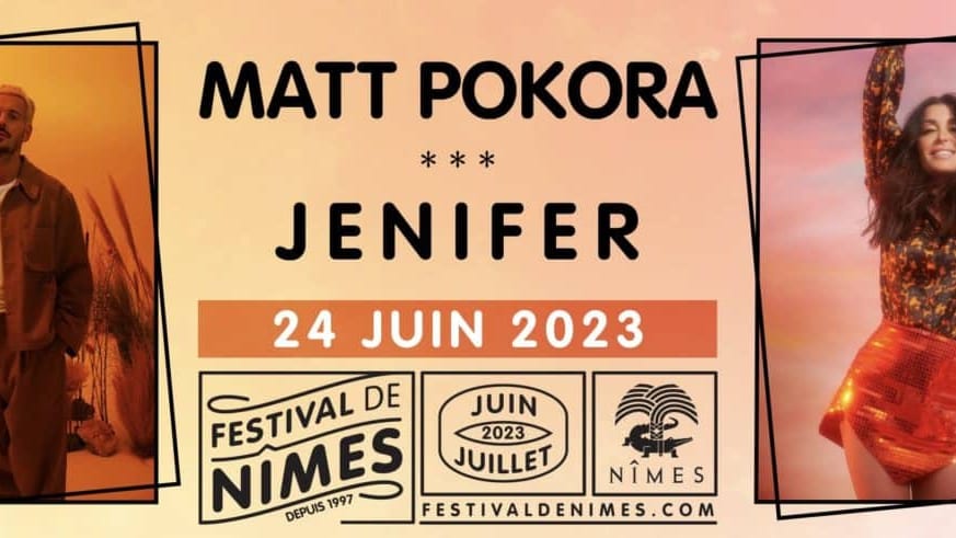 Jeu concours : gagnez vos places pour Matt Pokora – Jenifer au Festival de Nîmes !