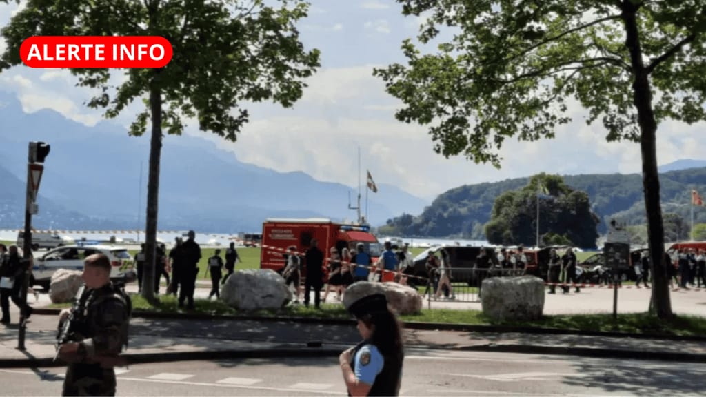 Attaque au couteau à Annecy : six blessés et pronostic vital engagé pour deux enfants