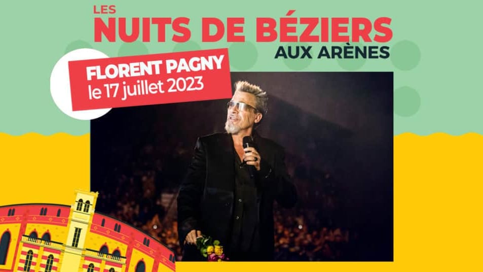 Jeu concours : gagnez vos places pour FLORENT PAGNY aux Arènes de Béziers le 17 juillet !