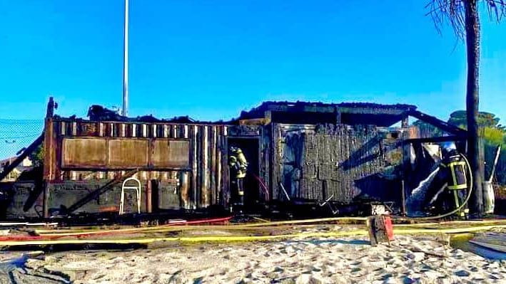 Hérault : Une paillote entièrement détruite lors d’un incendie