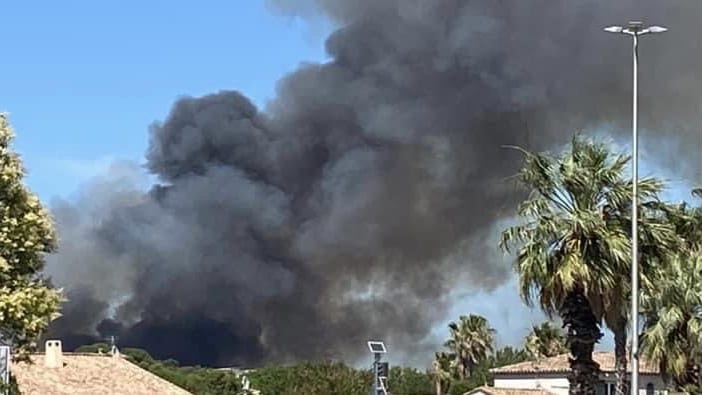 Incendie : un important feu de végétation se déclare à Villeneuve-lès-Béziers, dans l’Hérault