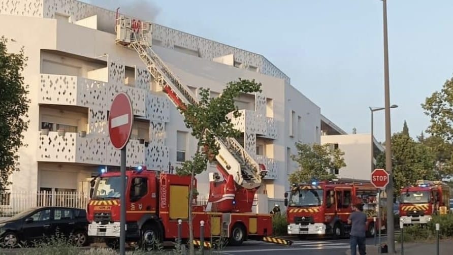 Hérault : un feu d’appartement mobilise les sapeurs-pompiers de Béziers