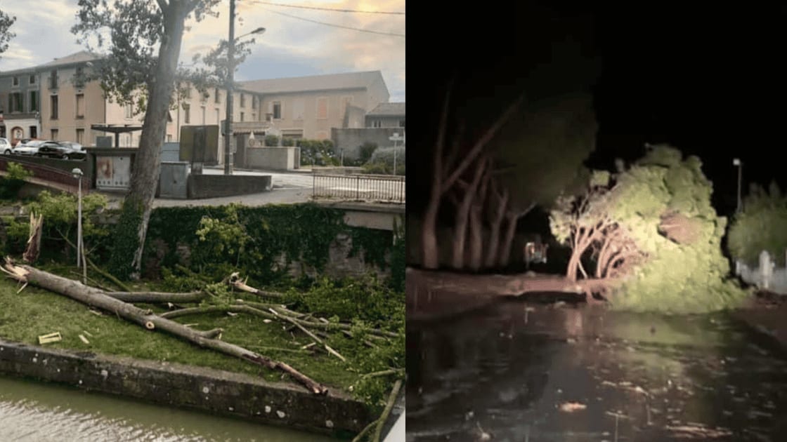 Météo : des dégâts après de violents orages en Occitanie