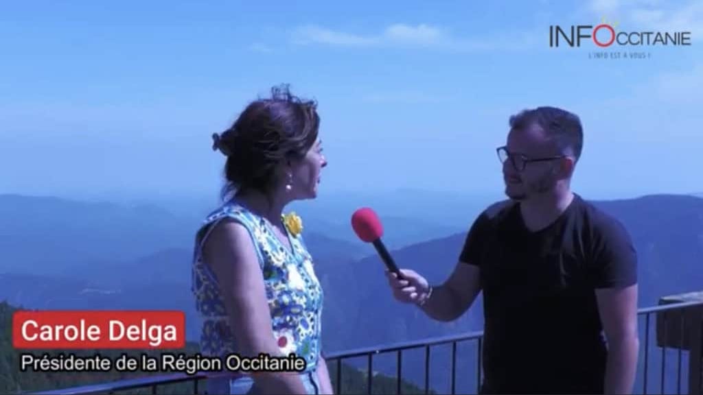 Occitanie : Carole Delga, la Présidente de Région, très sensible au climat et à la météo