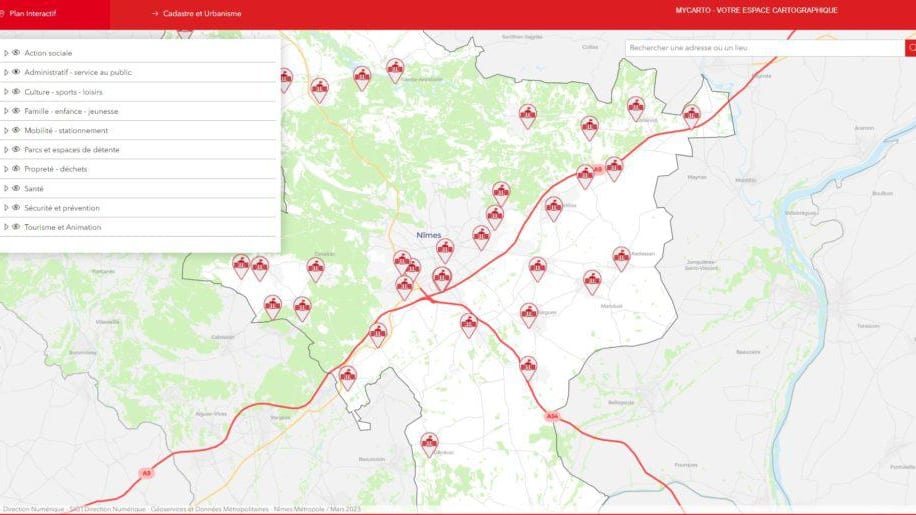 Nîmes : un nouveau dispositif interactif pour mieux localiser les services publics